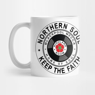 Northern Soul Badges, Blackpool Keep The Faith Mug